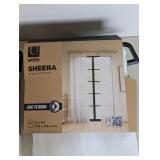 (2) NEW UMBRA SHEERA SHEER PANELS (2) NEW UMBRA SHEERA SHEER PANELS