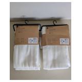 (2) NEW UMBRA SHEERA SHEER PANELS (2) NEW UMBRA SHEERA SHEER PANELS