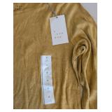 5 NEW A NEW DAY LONG SLEEVE SHIRT SIZE M GOLD 5 NEW A NEW DAY LONG SLEEVE SHIRT SIZE M GOLD