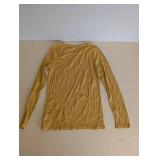 5 NEW A NEW DAY LONG SLEEVE SHIRT SIZE M GOLD 5 NEW A NEW DAY LONG SLEEVE SHIRT SIZE M GOLD