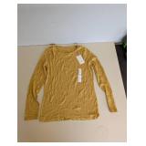 5 NEW A NEW DAY LONG SLEEVE SHIRT SIZE L GOLD 5 NEW A NEW DAY LONG SLEEVE SHIRT SIZE L GOLD