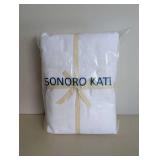 SORONO KATE BEDDING SHEET SET KING SIZE (WHITE) SORONO KATE BEDDING SHEET SET KING SIZE (WHITE)