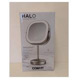 CONAIR HALO LED RECHARGEABLE VANITY MIRROR CONAIR HALO LED RECHARGEABLE VANITY MIRROR