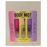 NEW NUTRIUS BODY MIST 3 PACK NEW NUTRIUS BODY MIST 3 PACK