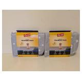 (2) GLAD FOR PETS WASHABLE TRAINING PADS 2PK. (2) GLAD FOR PETS WASHABLE TRAINING PADS 2PK.