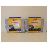(2) GLAD FOR PETS WASHABLE TRAINING PADS 2PK. (2) GLAD FOR PETS WASHABLE TRAINING PADS 2PK.