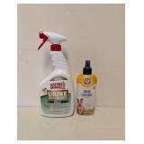 NATURES MIRACLE URINE DESTROYER/ ARM & HAMMER ODOR CONTROL PET SPRAY NATURES MIRACLE URINE DESTROYER/ ARM & HAMMER ODOR CONTROL PET SPRAY