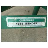 Greenlee 1818 Ratchet Pipe Bender