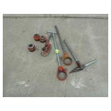 Rigid Hand Pipe Threader Set