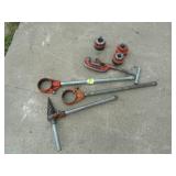 Rigid Hand Pipe Threader Set