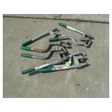 Greenlee Stud Punchers x 3