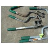 Greenlee Stud Punchers x 3