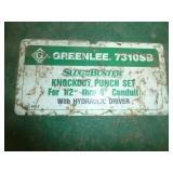 Greenlee Knock Out Punch Set