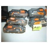 Ridgid Cordless Drill & Driver Set x 2