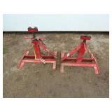 GB Telescoping Reel Jack Stand Set Red
