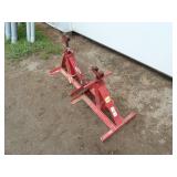 GB Telescoping Reel Jack Stand Set Red