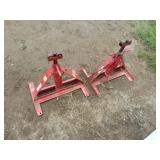 GB Telescoping Reel Jack Stand Set Red