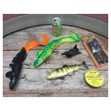Group Muskie Type Lures - Duckling - Gel - Tiger Tube Group Muskie Type Lures - Duckling - Gel - Tiger Tube