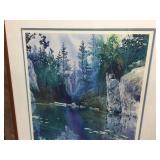 Gary Spetz Watercolor Print - Signed/Numbered 28" x 35" Gary Spetz Watercolor Print - Signed/Numbered 28" x 35"