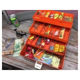 Vintage Tackle Box - Jigs - Mepps - Daredevils - Old Bobbers Vintage Tackle Box - Jigs - Mepps - Daredevils - Old Bobbers
