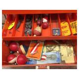 Vintage Tackle Box - Jigs - Mepps - Daredevils - Old Bobbers Vintage Tackle Box - Jigs - Mepps - Daredevils - Old Bobbers
