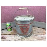 Classic Vintage "Falls City" Galvanized Minnow Bucket Classic Vintage "Falls City" Galvanized Minnow Bucket