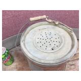 Classic Vintage "Falls City" Galvanized Minnow Bucket Classic Vintage "Falls City" Galvanized Minnow Bucket