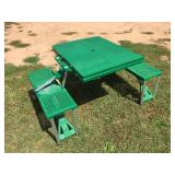 Vintage Academy Broadway - Folding Suitcase Picnic Table Vintage Academy Broadway - Folding Suitcase Picnic Table