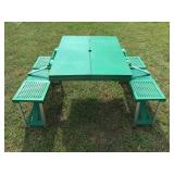 Vintage Academy Broadway - Folding Suitcase Picnic Table Vintage Academy Broadway - Folding Suitcase Picnic Table