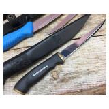 4 Fillet Knives - Normark - Fiskars - American Angler - Sharp 4 Fillet Knives - Normark - Fiskars - American Angler - Sharp