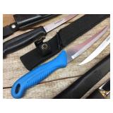 4 Fillet Knives - Normark - Fiskars - American Angler - Sharp 4 Fillet Knives - Normark - Fiskars - American Angler - Sharp