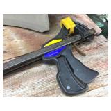 3 Quick Grip 36" Bar Clamps - Ziptied Together 3 Quick Grip 36" Bar Clamps - Ziptied Together