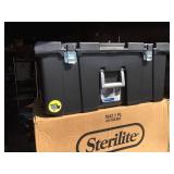 Like New! Sterilite Footlocker 31" x 17" x 14" Black Like New! Sterilite Footlocker 31" x 17" x 14" Black