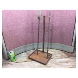 Antique Cast/Wrought Fireplace Set - Gate Mark Antique Cast/Wrought Fireplace Set - Gate Mark