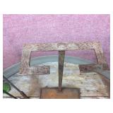 Antique Cast/Wrought Fireplace Set - Gate Mark Antique Cast/Wrought Fireplace Set - Gate Mark
