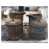 Vintage HBM Co. Oil/Fuel Pour Cans Vintage HBM Co. Oil/Fuel Pour Cans