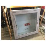 Classic Vintage Wall Mount "Fire Hose" Cabinet - Good Glass! Classic Vintage Wall Mount "Fire Hose" Cabinet - Good Glass!