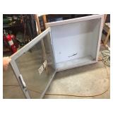 Classic Vintage Wall Mount "Fire Hose" Cabinet - Good Glass! Classic Vintage Wall Mount "Fire Hose" Cabinet - Good Glass!