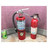 2 Vintage Buckeye & Kidde - Fire Extinguishers - In/Near Green 2 Vintage Buckeye & Kidde - Fire Extinguishers - In/Near Green