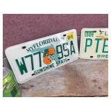 Pair Texas Truck & 3 Florida - License Plates Pair Texas Truck & 3 Florida - License Plates