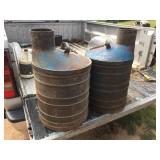 2 Larger Vintage Pour Cans 2 Larger Vintage Pour Cans