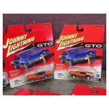 Vintage Johnny Lightning "GTO" & "Mopar Muscle" - on Cards Vintage Johnny Lightning "GTO" & "Mopar Muscle" - on Cards