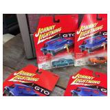 Vintage Johnny Lightning "GTO" & "Mopar Muscle" - on Cards Vintage Johnny Lightning "GTO" & "Mopar Muscle" - on Cards