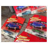 Vintage Johnny Lightning "GTO" & "Mopar Muscle" - on Cards Vintage Johnny Lightning "GTO" & "Mopar Muscle" - on Cards