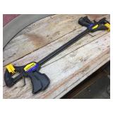 Pair 24" Quick Grip Bar Clamps Pair 24" Quick Grip Bar Clamps