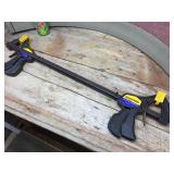 2 Quick Grip 24" Bar Clamps 2 Quick Grip 24" Bar Clamps