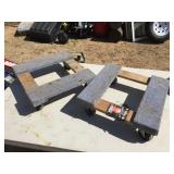 2 Movers Dollies 16" x 16" 2 Movers Dollies 16" x 16"