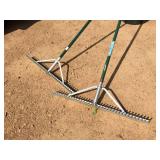 2 Heavy Landscape Rakes 36" 2 Heavy Landscape Rakes 36"