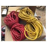 Heavier 12 AWG/14 AWG Yellow/Red Extension Cords - Good Plugs Heavier 12 AWG/14 AWG Yellow/Red Extension Cords - Good Plugs