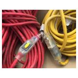 Heavier 12 AWG/14 AWG Yellow/Red Extension Cords - Good Plugs Heavier 12 AWG/14 AWG Yellow/Red Extension Cords - Good Plugs